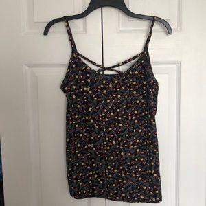 Black Floral Cami